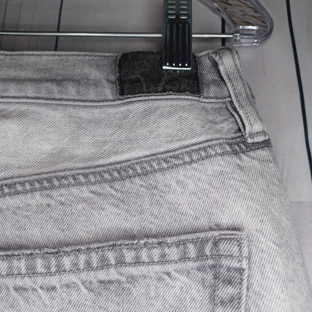 American Eagle 90's straight high-rise distressed baggy grunge streetwear jeans - Picture 12 of 15